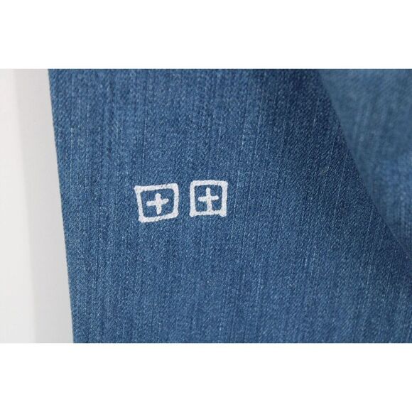 Ksubi Womens Jeans W28 L32.5 Scooter Stretch Mid Indigo Straight Jean NWOT - Picture 6 of 8